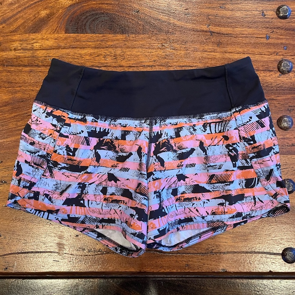 Lululemon “speed up” shorts